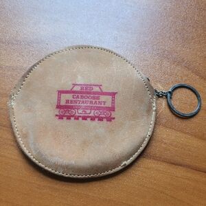 Vintage leather coin purse